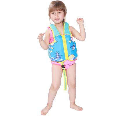 China Neoprene Megartico Swim Vest Life Jacket Kids Sea Animal Printed Neoprene Swim Vest - Mermaid for sale