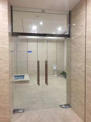 China ISO Aluminium Double Swing Door Sound Insulation Residential Swing Doors for sale