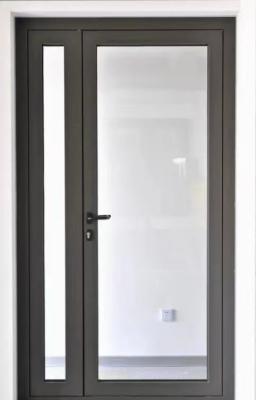 Chine Porte coulissante en aluminium personnalisable avec construction en verre à vendre