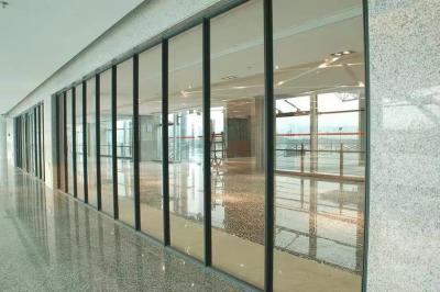 China Personalized Indoor Glass Partition , Frameless Glass Wall Partition for sale