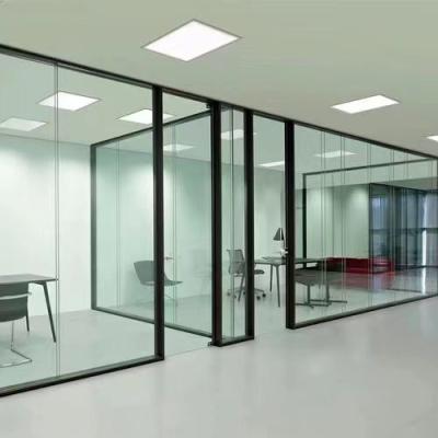 中国 Commercial Indoor Glass Partition Room Divider Decorative Glass Partition Walls 販売のため