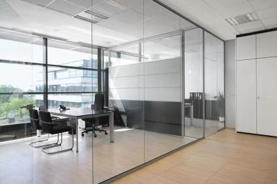 China Durable Full Height Glass Partition , Internal Glass Partition Walls Residential for sale