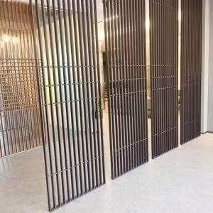 China Weather Resistant Decorative Aluminum Grilles Custom Aluminum Door Grille for sale