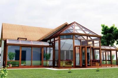 China Modern Aluminum Alloy Glass House for a Transparent Lifestyle with Abundant Natural Light en venta