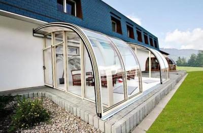 China Highly Durable Aluminum Aluminum Glass House With Superior Weather Resistance for sale