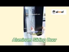 soundproof aluminum alloy sliding door , residential aluminum sliding glass doors