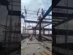 On-site installation at the construction site