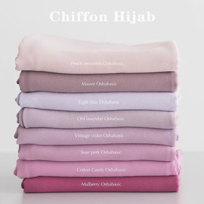 China 2020 fashion malaysia fashion chiffon instant hijab muslim women head scarf windproof shawl for sale