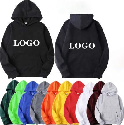 China Viable Wholesale High Quality Men's Custom Logo Embroidery Custom Logo Polyester Simple Blank Hoodie Sweatshirt for sale