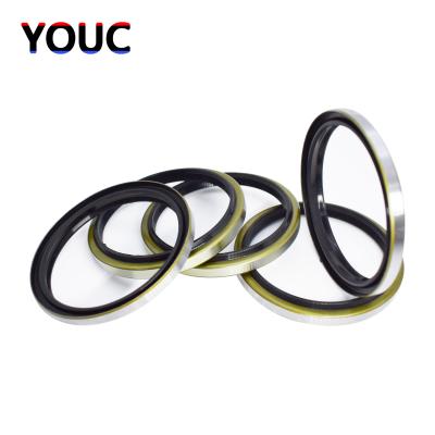 China High Pressure NBR Metal DKB Dust Seal 35 X 47 X 7mm / 10mm Cylinder Dust Seal for sale