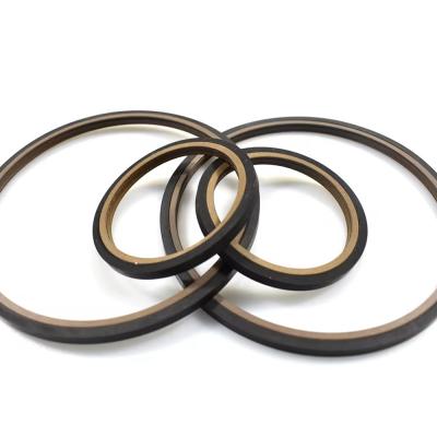 China Brown PTFE Bronze Seal NBR POM Spn Seal  Back Up Ring 105 X 6 Grs Seals for sale