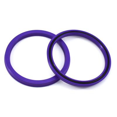 中国 purple color High Pressure Rod Seals Double Oil Seal For Seal Kit/hydraulic seal kit 販売のため