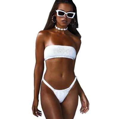 China Bestdance Breathable Women's Crochet Bikini Suit Cover Up Beach Wear Bikini Bottom Knitting Underwear for sale