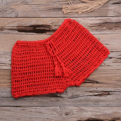 China BestDance Knitted Sustainable Boho Swimwear Cover Up Crochet Shorts Bikini Bathing Panties For Women for sale