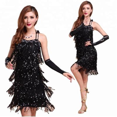 China Dresses Latin Dresses Bestdance Dance Dress Ballroom Dance Competition Show Gold for sale