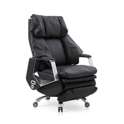 China Computer Chair Automatic High Back Leather Reclining Office Chair for Big and Tall Users for sale