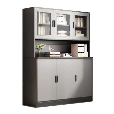 China Spacious Wooden Storage Cabinet for Certificates and Trophies in Office or Living Room for sale