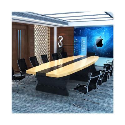 China E1 MDF/MFC Melamine Board Conference Table and Chair Combination for Modern Offices for sale