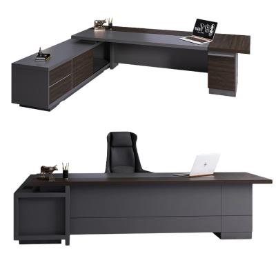 Cina Modern Office Desk Boss Desk End Computer Desk a forma di L con 50 mm di spessore in vendita