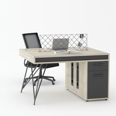 China Simple Modern Office Furniture Table and Chair Combination for Open Staff Workstation for sale