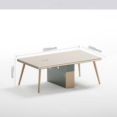 China Company's Modern Meeting Room Made Perfect with Simple and Modern Conference Table for sale