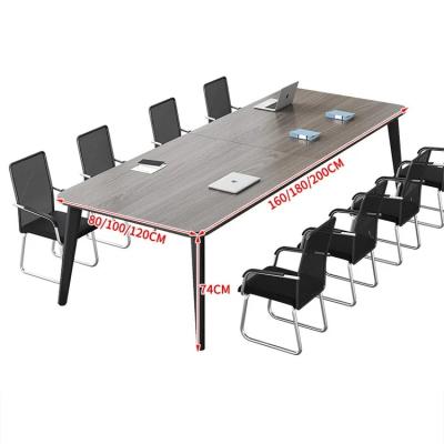 China Modern Office Desk Conference Room Reception Table and Chair Combination for Negotiation for sale