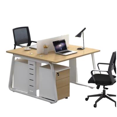 China Modern Simple 4-6 Person Staff Position Combination Desk for Corporate Office Customizable for sale