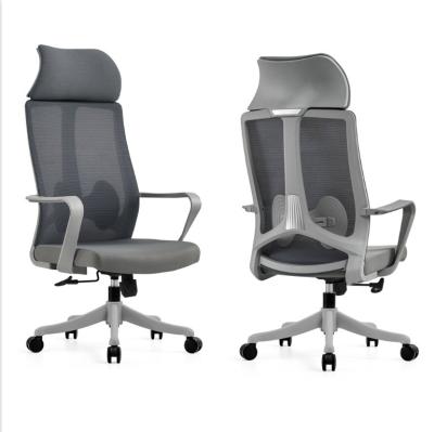 China Mail Packing High Back Home Revolving Ergonomic Fabric Office Chair For Manager for sale