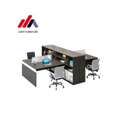 China Office Furniture Computer Desk Workstation with Customized Colors Staff Open Desk for sale