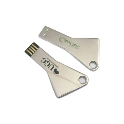 China Promotional Gifts F211 Custom Logo Key Shape Metal USB Flash Drive For Promotion Event for sale