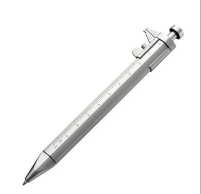 China Low MOQ promotional factory T2508 plastic ballpoint pen with vernier caliper for office promotion or gift for sale