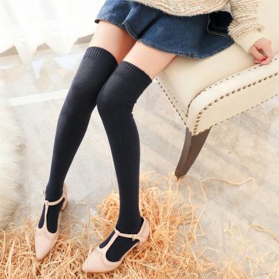 China Pure Color Cosplay REMOVAL Dropshipping Women's Long Socks Wholesale Multicolor QUICK DRY Thigh High Over High Knee Socks for sale