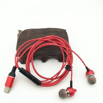 China best quality In-Ear MI type-c wired headphones for Xiaomi for sale