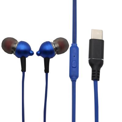 China 2021 Universal In-Ear Cell Phone USB C Cable Type-C Earphones Headphones Hand Free Earbuds Headset for sale