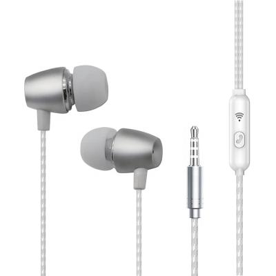 China In-ear 3.5MM Metal Heavy Bass Earphone With Mic Headphones Earphone Earbuds for sale