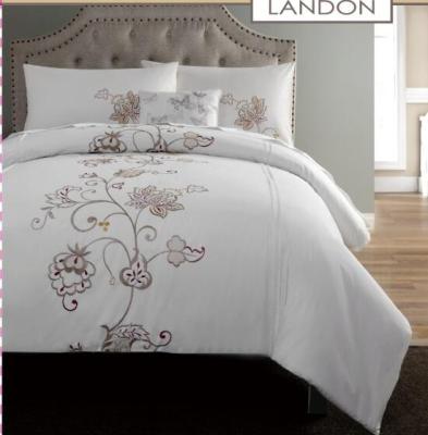 China Disposable Embroidered Fleece Cotton Duvet Cover Set for sale