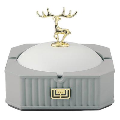 China Resin Deer Lid Ashtray SW200612 for sale