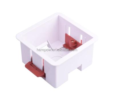 China Herepow 1 Residential/Multipurpose Set of Dry Lined Boxes for 46mm/34mm Deep Gypsum Board/Dry Partition/Gypsum Board, Wall Switch Box, Wall Sock for sale