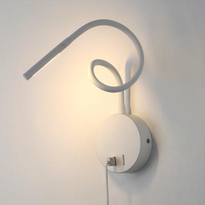 China Modern Simple Modern Bedside Bedroom Light Living Room Wall Lamp Creative Reading Decorative Led Lights for sale