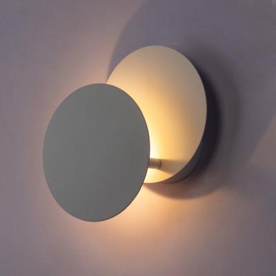 China Modern Modern Minimalism 3w Decoration Lamp Back Ground Round Led Wall Light For Living Room Bedroom Indoor Hotel for sale