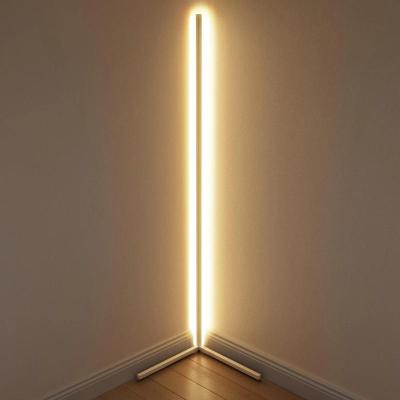 China Nordic Modern Minimalist Simple Design Space Saving Corner Industrial Floor Lamp Adjustable Vertical Led Floor Lamp for sale