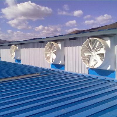 China Hotels extracting 66 inch butterfly exhaust fan frp fiberglass cone industrial power saving for sale