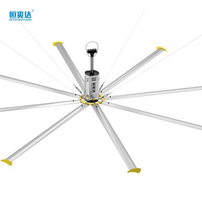 China Industrial Warehouse workshop gymnasium 6m hvls ceiling fan large 24f Japan direct drive hvls fan hvls from logistics central fan for sale