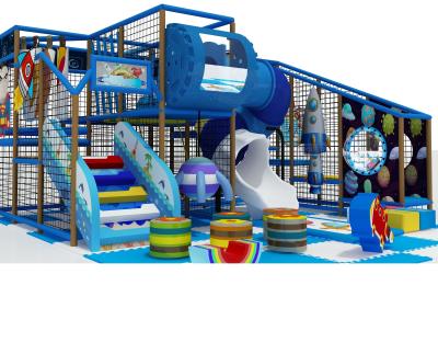 China Plastic Playground Space Theme Mini Indoor Kids Play Indoor Playground Equipment for sale