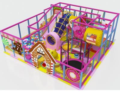 China Plastic Mich Candy Theme Indoor Playground Playhouse For Kids Cafe for sale