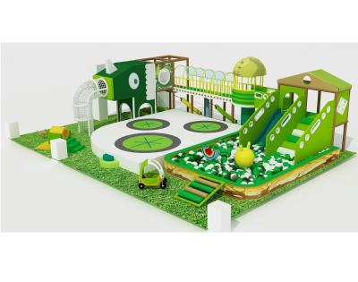 China New Cartoon Modern Plastic Theme Children Indoor Mich Playground Playhouse For Daycare Cafe Mall Terminal Resort for sale