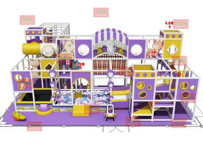 China Cartoon Plastic Animal Theme Indoor Playground Amusement Park Equipment for sale