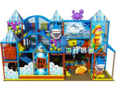 China PVC Castle Ocean Theme Kids Indoor Playground for sale