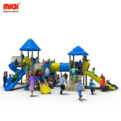 China Mich Customized Anti-UV Toddler Outdoor Playground With Different Slides L10.6xW5.7xH4.6m for sale