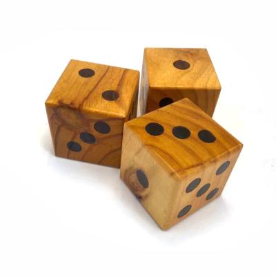 China China Toy 9*9cm Wooden Toys Dice Online Shopping Wooden Game Set, Hot Selling Wooden Toys Wooden Dice for sale